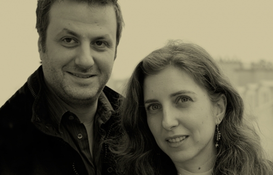 Beirut-based artist-filmmakers <b>Joana Hadjithomas</b> and Khalil Joreige, ... - normal_joana_khalil_homepageslider_notext